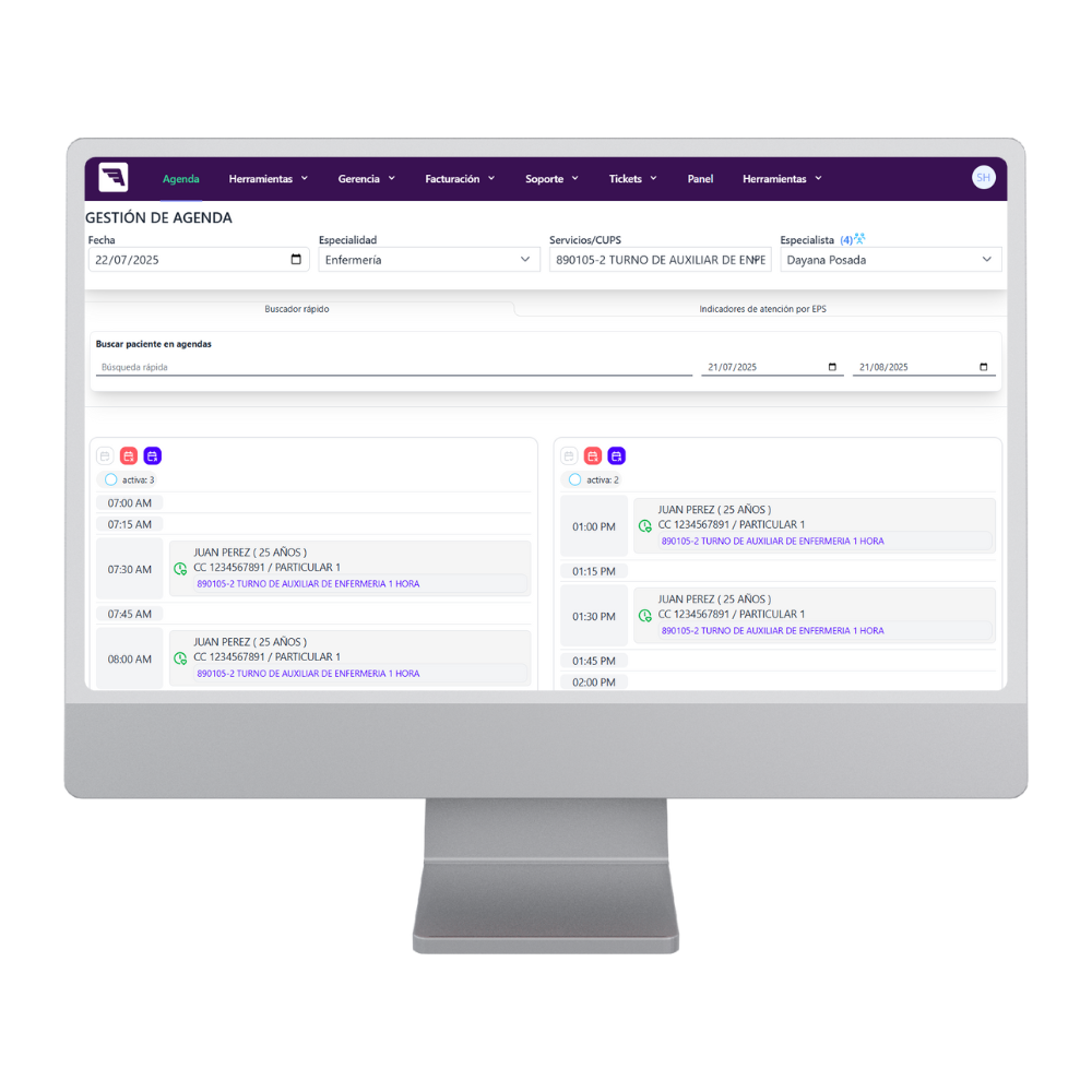 HermessApp — Panel de gestión médica conectada